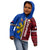 Philippines Hoodie KID Pilipinas Sun Mix Polynesian Pattern LT14 Zip Hoodie Red - Polynesian Pride