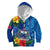 (Custom Personalised) Samoa Hoodie KID Coat Of Arms Mix Tropical Flowers LT14 - Polynesian Pride