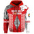 (Custom Text and Number) Tonga Rugby Hoodie Kupesi Ngatu Mate Maa Tonga LT13 - Polynesian Pride