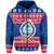 Custom Guam Christmas Hoodie Guaman Seal Polynesian Felis Pusgua LT14 Zip Hoodie Blue - Polynesian Pride