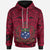 Samoall Over Hoodie Samoa Coat ofrms (Red) Unisex Red - Polynesian Pride