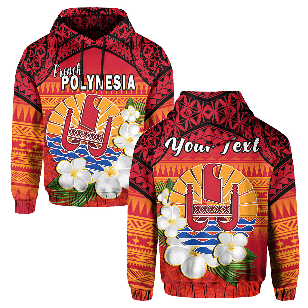 Custom French Polynesia Hoodie Happy Internal Autonomy Day Special Version LT14 Hoodie Red - Polynesian Pride