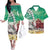 Hawaii Tree Polynesian Tribal Matching Hawaiian Outfits For Couple Combo Long Sleeve Dress And Hawaiian Shirt Art - Polynesian Pride