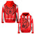 Custom LABASA FA Hoodie Football Fijian Custom Text and Number LT13 Unisex Red - Polynesian Pride