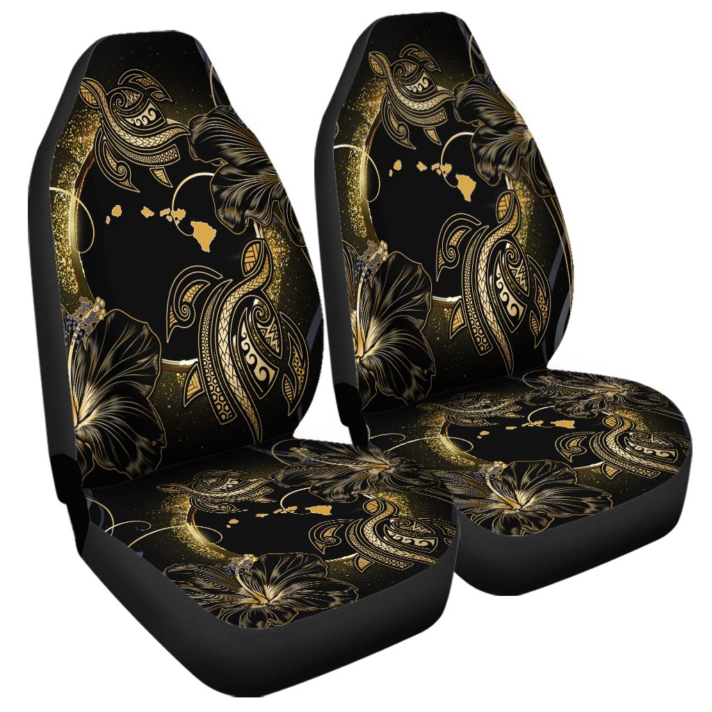 Hawaii Gold Galaxy Car Seat Cover - Cato Style - AH Universal Fit Gold - Polynesian Pride