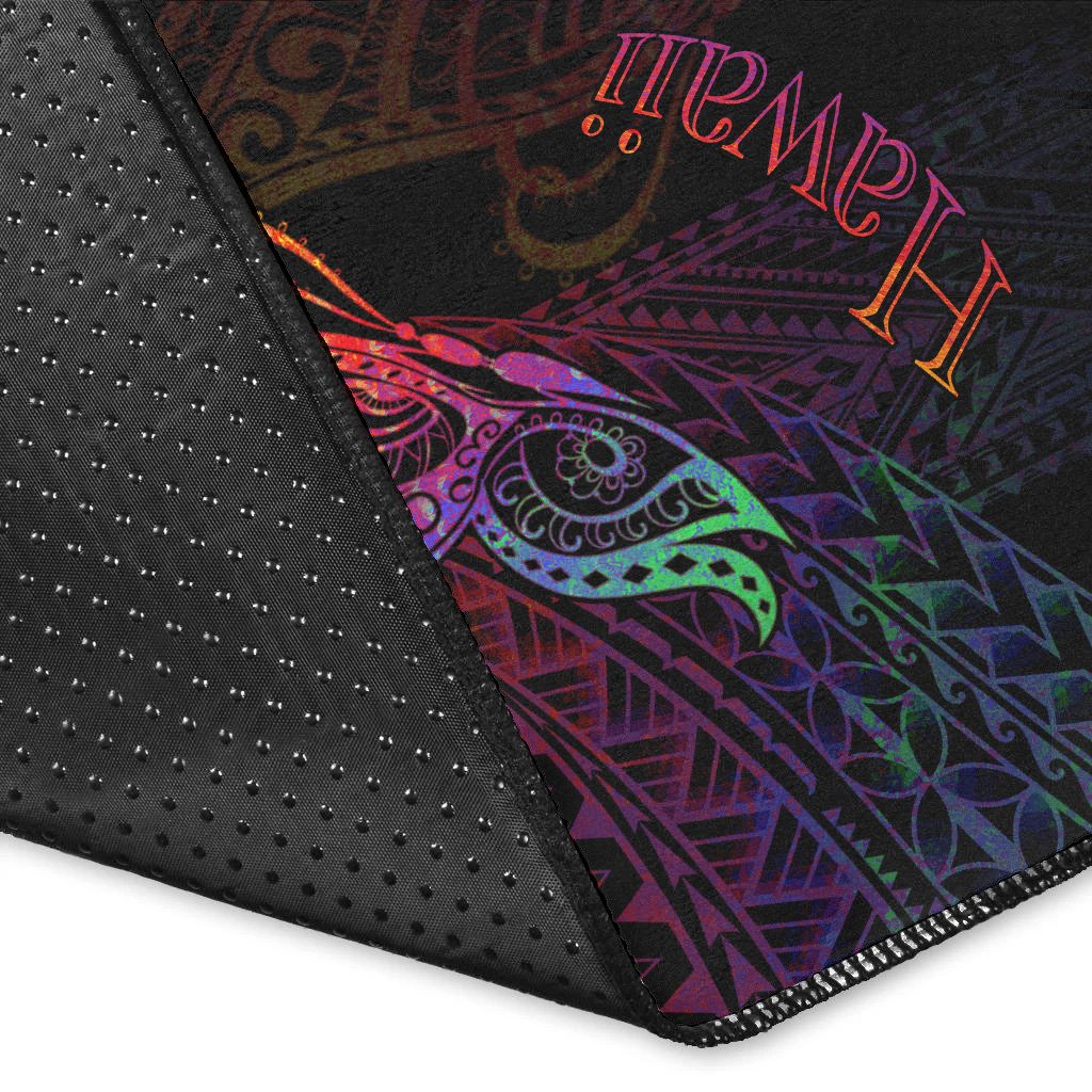 Hawaii Area Rug - Butterfly Polynesian Style - Polynesian Pride