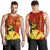 Hawaiian King Kanaka Map Polynesian Men's Tank Top - Royal - Hala Style - AH Royal - Polynesian Pride