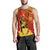 Hawaiian King Kanaka Map Polynesian Men's Tank Top - Royal - Hala Style - AH - Polynesian Pride