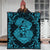 Hawaii Anchor Hibiscus Flower Vintage Premium Quilts - AH - Blue - Polynesian Pride