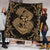 Hawaii Anchor Hibiscus Flower Vintage Premium Quilts - AH - Gold - Polynesian Pride