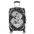 Hawaii Anchor Hibiscus Flower Vintage Luggage Covers - AH Black - Polynesian Pride