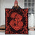 Hawaii Anchor Hibiscus Flower Vintage Premium Quilts - AH - Orange - Polynesian Pride