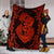 Hawaii Anchor Hibiscus Flower Vintage Premium Blankets - AH - Orange - Polynesian Pride