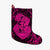 Hawaii Anchor Hibiscus Flower Vintage Christmas Stocking - AH - Pink Christmas Stocking 26 X 42 cm Black - Polynesian Pride