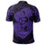 Hawaii Anchor Hibiscus Flower Vintage Polo Shirt Purple - Polynesian Pride