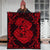 Hawaii Anchor Hibiscus Flower Vintage Premium Quilts - AH - Red - Polynesian Pride