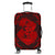 Hawaii Anchor Hibiscus Flower Vintage Luggage Covers - AH - Red Black - Polynesian Pride