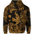 Custom Hawaii Angry Shark Polynesian Hoodie Unique Style Gold LT8 - Polynesian Pride