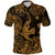 Custom Hawaii Angry Shark Polynesian Polo Shirt Unique Style Gold LT8 - Polynesian Pride