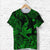 Custom Hawaii Polynesian T Shirt Angry Shark Unique Style Green LT8 - Polynesian Pride