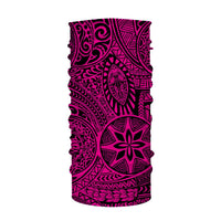 Hawaii Bandana Polynesian Hawaiian Style Tribal Tattoo Pink One Size Pink - Polynesian Pride
