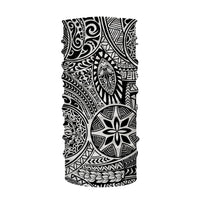 Hawaii Bandana Polynesian Hawaiian Style Tribal Tattoo White One Size White - Polynesian Pride