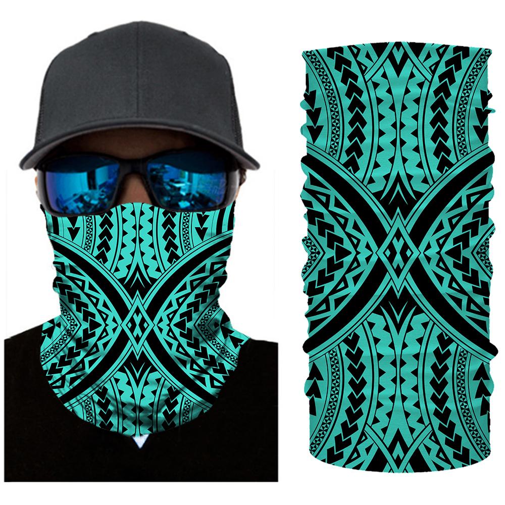 Hawaii Bandana Polynesian Tradition Turquoise - Polynesian Pride