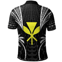 Hawaii Polo Shirt Blood Runs Through My Veins Style Black - Polynesian Pride