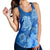 Hawaii Blue Hibiscus Turtle Polynesian Racerback Tank - AH - Polynesian Pride