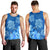 Hawaii Blue Hibiscus Turtle Polynesian Tank Top - AH - Polynesian Pride