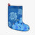 Hawaii Blue Hibiscus Turtle Polynesian Christmas Stocking - AH Christmas Stocking 26 X 42 cm Black - Polynesian Pride