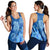 Hawaii Blue Hibiscus Turtle Polynesian Racerback Tank - AH Black - Polynesian Pride