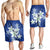 Hawaii Blue Plumeria Men's Shorts - AH - Polynesian Pride