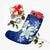 Hawaii Blue Plumeria Christmas Stocking - AH - Polynesian Pride