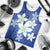 Hawaii Blue Plumeria Tank Top - AH - Polynesian Pride