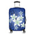 Hawaii Blue Plumeria Luggage Covers - AH Black - Polynesian Pride