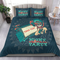 Hawaii Custom Personalized Bedding Set - Tiki DJ Party - Polynesian Pride