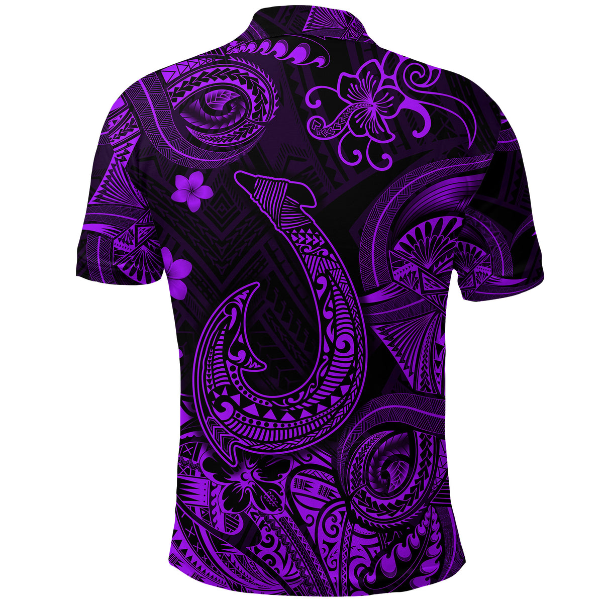 Hawaii Fish Hook Polynesian Polo Shirt Unique Style Purple LT8 - Polynesian Pride