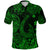 Custom Hawaii Fish Hook Polynesian Polo Shirt Unique Style Green LT8 - Polynesian Pride