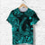 Custom Hawaii Fish Hook Polynesian T Shirt Unique Style Turquoise LT8 - Polynesian Pride