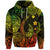 Custom Hawaii Fish Hook Polynesian Zip Hoodie Unique Style Reggae LT8 - Polynesian Pride