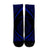 Hawaii Fish Hook Polynesian Crew Socks - Circle Style Blue - AH - Polynesian Pride