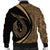 Hawaii Fish Hook Polynesian Bomber Jacket - Circle Style Gold - AH - Polynesian Pride