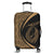 Hawaii Fish Hook Polynesian Luggage Covers - Circle Style Gold - AH Black - Polynesian Pride