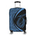 Hawaii Fish Hook Polynesian Luggage Covers - Circle Style Pastel - AH Black - Polynesian Pride