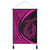 Hawaii Fish Hook Polynesian Hanging Poster - Circle Style Pink - AH Hanging Poster Cotton And Linen - Polynesian Pride