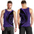 Hawaii Fish Hook Polynesian Tank Top - Circle Style Purple - AH - Polynesian Pride