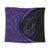 Hawaii Fish Hook Polynesian Tapestry - Circle Style Purple - AH Wall Tapestry Black - Polynesian Pride