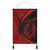 Hawaii Fish Hook Polynesian Hanging Poster - Circle Style Red - AH Hanging Poster Cotton And Linen - Polynesian Pride