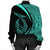 Hawaii Fish Hook Polynesian Bomber Jacket - Circle Style Turquoise - AH - Polynesian Pride